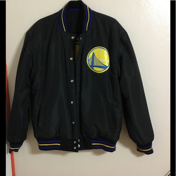 golden state warriors varsity jacket